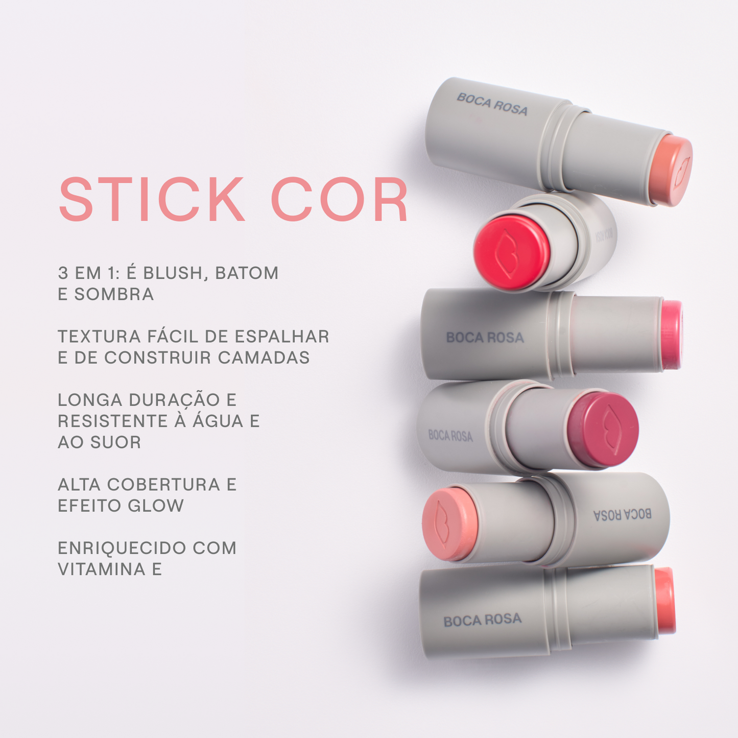 Stick Cor Multifuncional