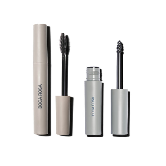 Kit Máscara Efeito Volume + Sobrancelha