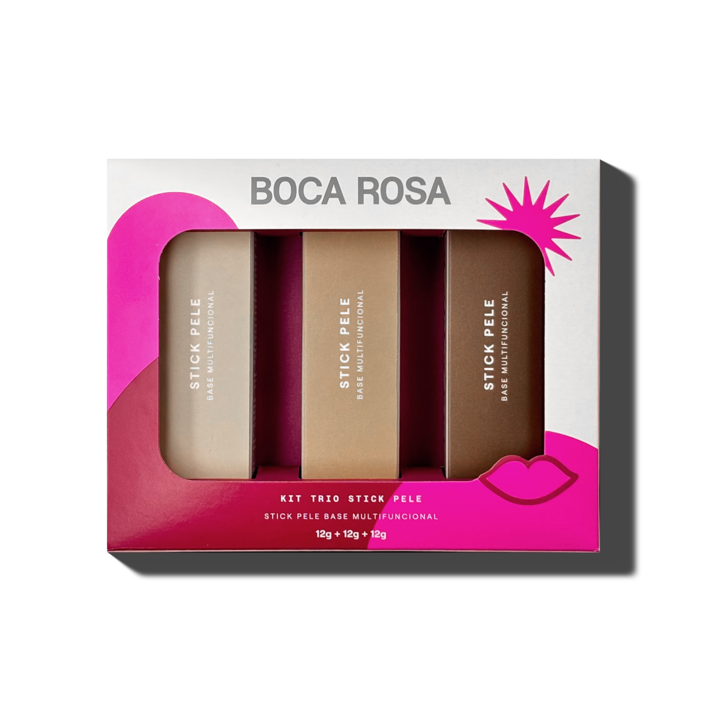 Kit Stick Pele Médio Claro 1 - BR08 | BR15 | BR43