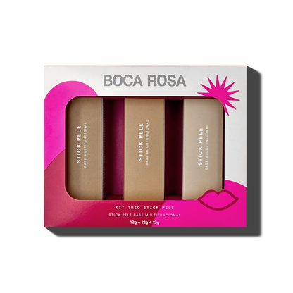 Kit Stick Pele Médio Claro 2 - BR08 | BR15 | BR41