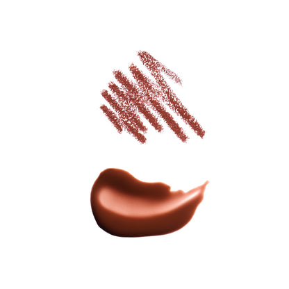 Contorno Lábial Castanho + Hidra Lábios Castanho