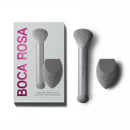 Kit Pincel Duo 2 + Esponja