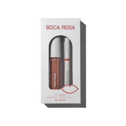 Contorno Lábial Rosê + Hidra Lábios Rosê